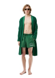 Lacoste Men's Standard Swim Short W/ Croc Logo APPALACHAN Green