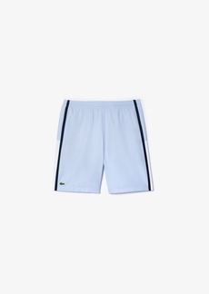 Lacoste Men's TAFFETAS Diamante Classic FIT Colorblocked Shorts Phoenix Blue/White-Navy B