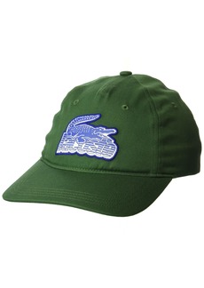 Lacoste Men's Twill Baseball Hat with Croc Patch  ONE