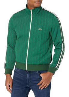 Lacoste Men's Vintage Fit Printed Full Zip Sweatshirt