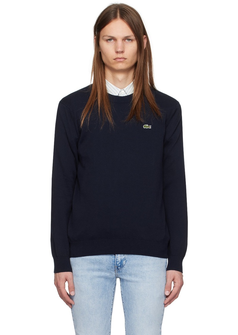 Lacoste Navy Crewneck Sweater