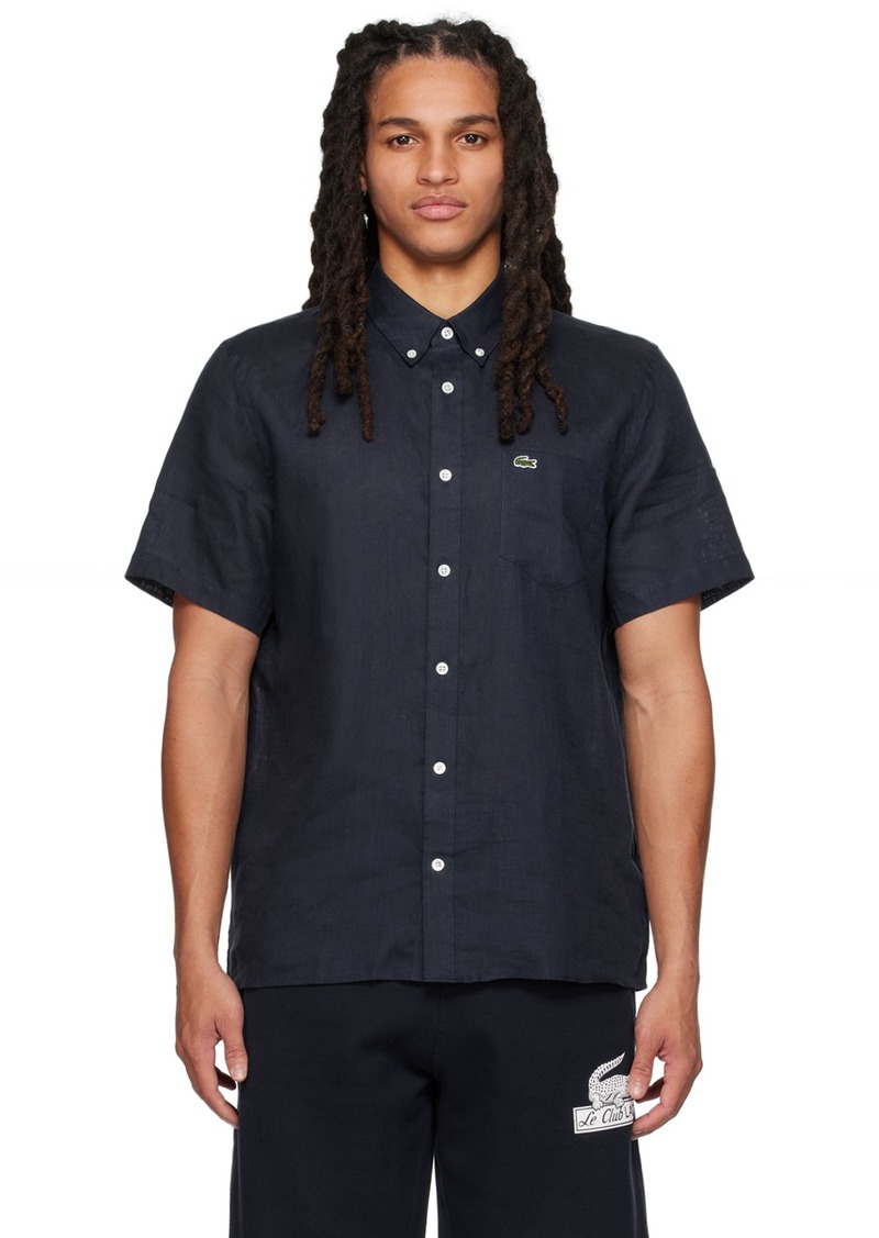 Lacoste Navy Short Sleeve Shirt