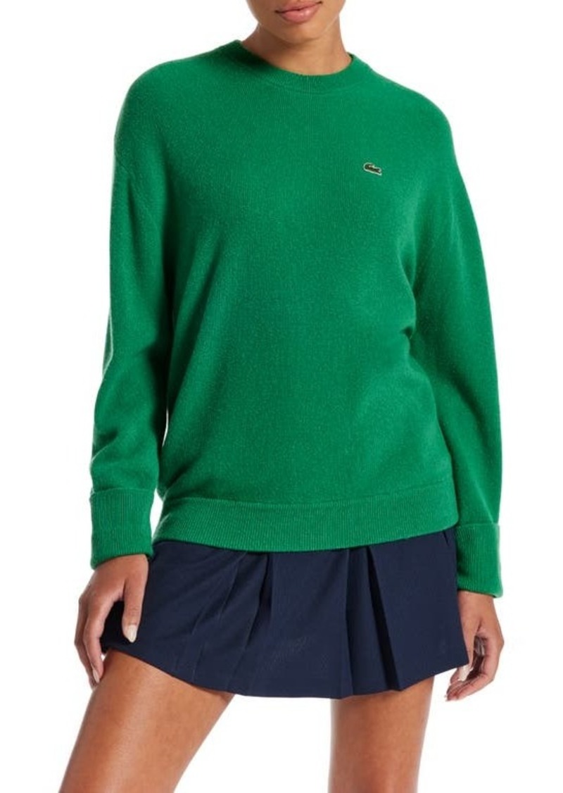 Lacoste Oversize Cashmere & Wool Sweater