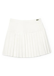Lacoste Pleated Twill Skirt