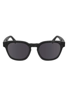 Lacoste Premium Heritage 49mm Rectangular Sunglasses