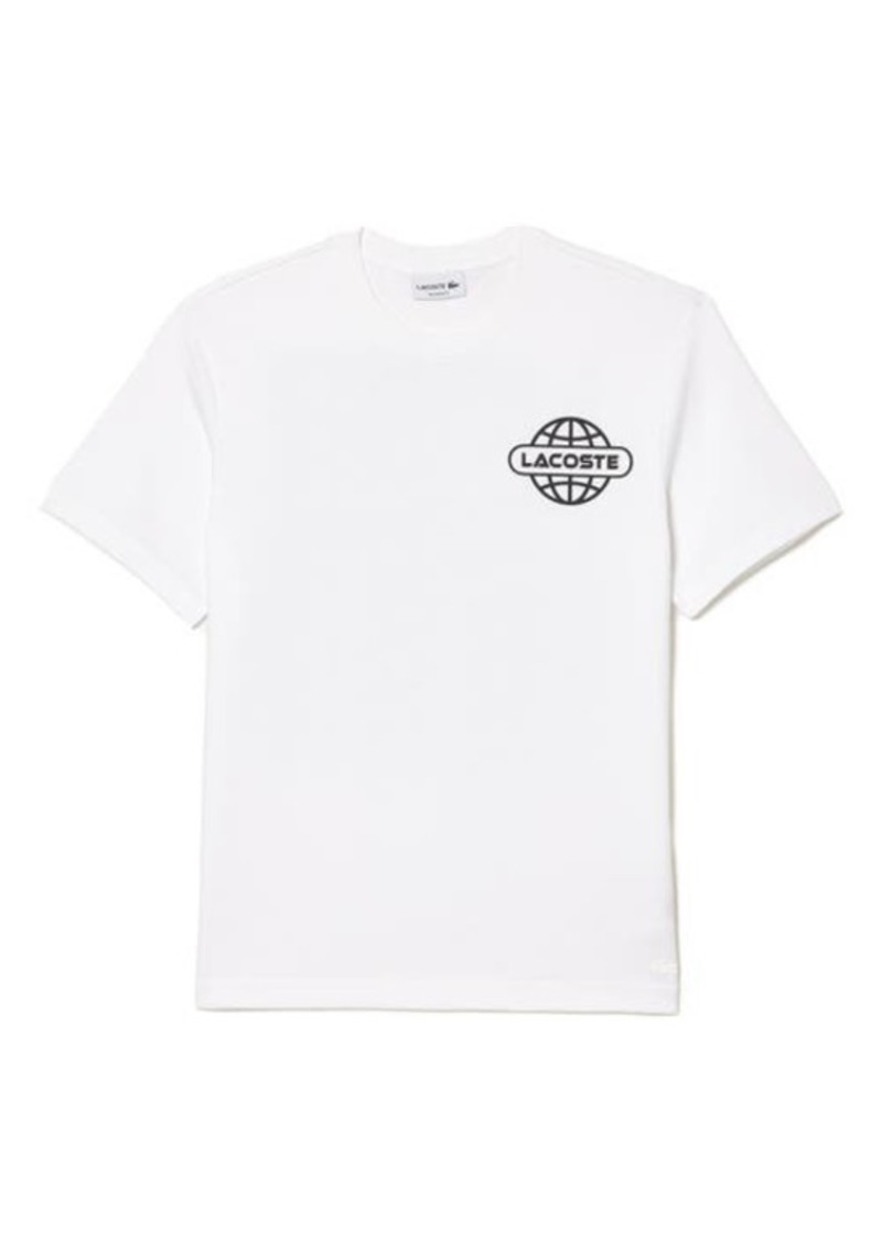 Lacoste Relaxed Fit Logo Cotton Graphic T-Shirt