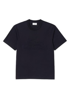 Lacoste Relaxed Fit Logo Patch Cotton T-Shirt