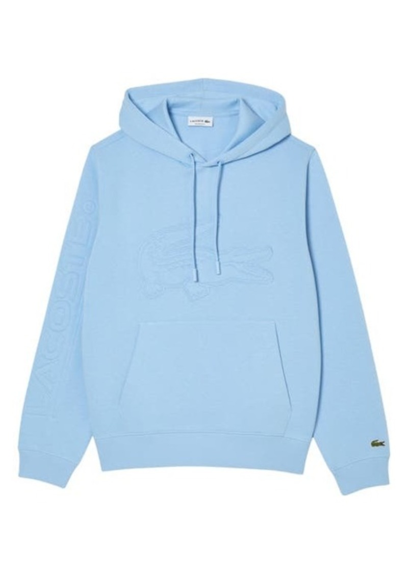 Lacoste Relaxed Fit Logo Patch Hoodie