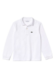 Lacoste Solid Long Sleeve Polo