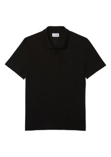 Lacoste Solid Stretch Cotton Blend Polo Shirt