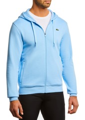 Lacoste Solid Zip Hoodie in Overview at Nordstrom