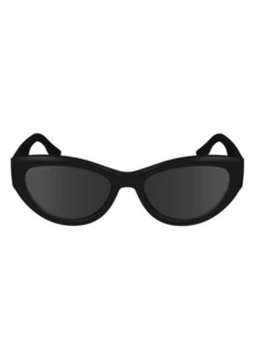Lacoste Sport 54mm Cat Eye Sunglasses