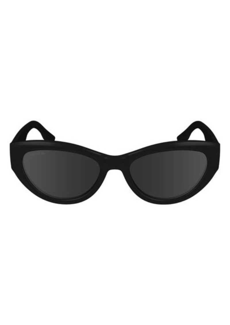 Lacoste Sport 54mm Cat Eye Sunglasses
