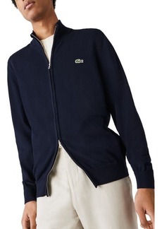 Lacoste Two Way Zip Jacket in Navy Blue at Nordstrom