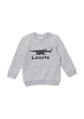 Lacoste Unisex Crocodile Print Crew Sweatshirt - Little Kid, Big Kid