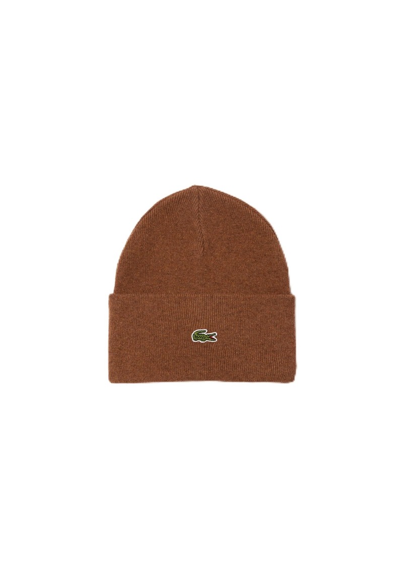 Lacoste Unisex Cuffed Croc Beanie Hat