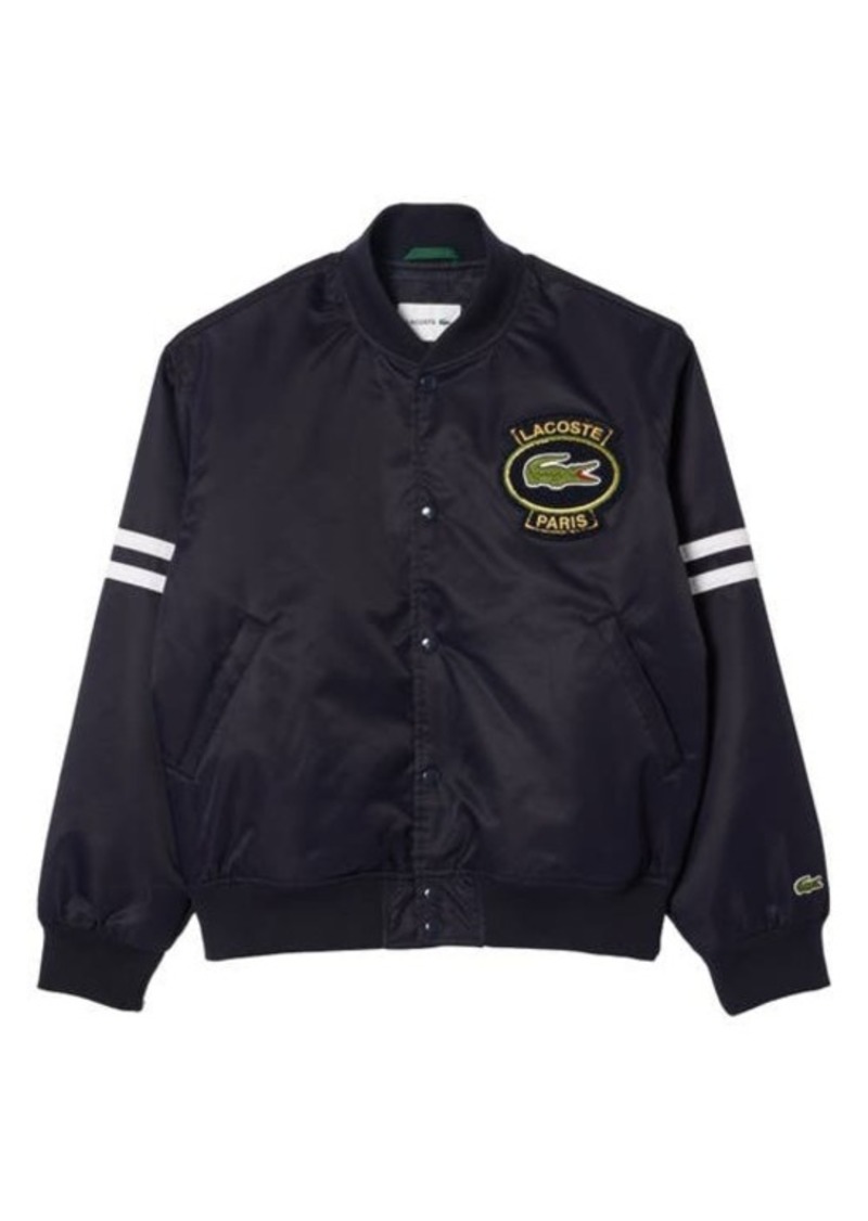 Lacoste Water Repellent Insulated Bomber Jacket