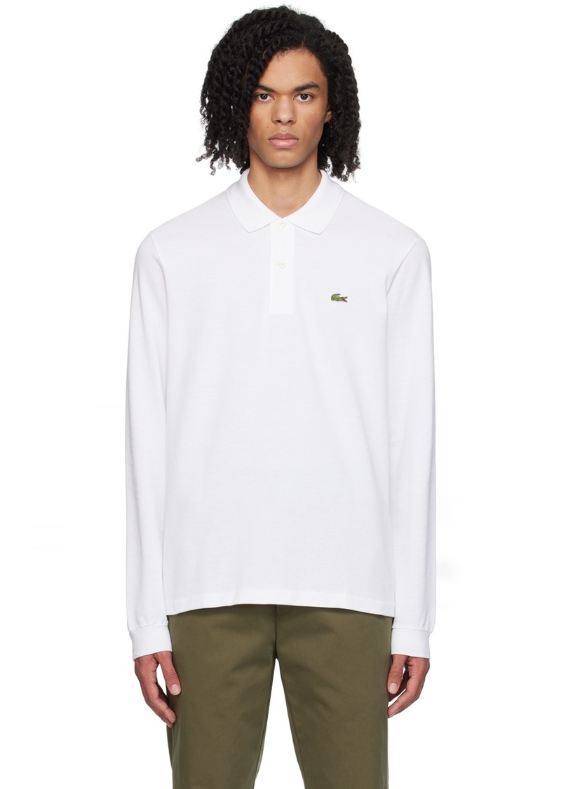 Lacoste White Classic Polo