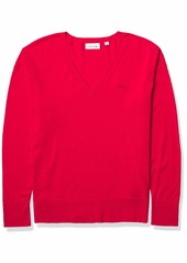 Lacoste Women's Classic Jersey V-Neck Sweater AF5042