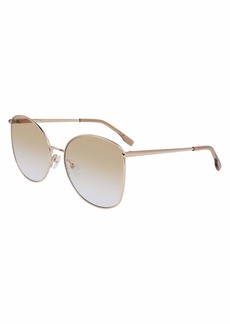 Lacoste Women's L224S Square Sunglasses