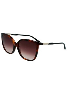 Lacoste Women's L963S Butterfly Sunglasses  XL