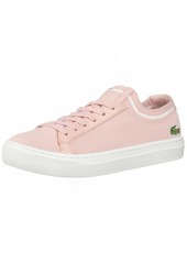 Lacoste Women's LA PIQUEE Sneaker light pink/white  Medium US