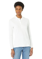 Lacoste Women's Long Sleeve Slim Fit Stretch Pique Polo Shirt