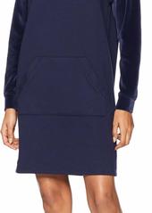 Lacoste Women's Long Sleeve Zippered Collar Velvet Dress