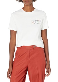 Lacoste Women's Short Sleeve Colorblock Logo T-Shirt