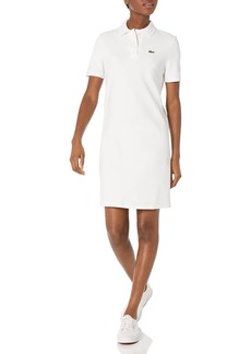 Lacoste Women's Short Sleeve Regular Fit Polo Dress