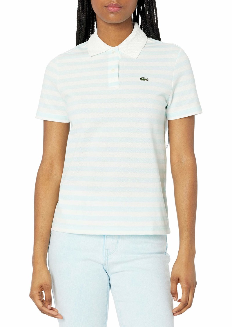 lacoste striped t shirt women's