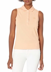 Lacoste Women's Sleeveless Slim Fit Stretch Pique Polo Shirt