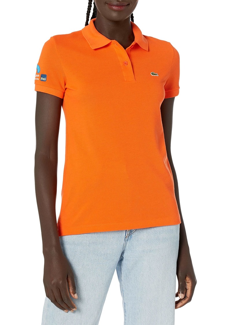Lacoste Womens Sport Miami Open Graphic Ultra Dry Polo Shirt 