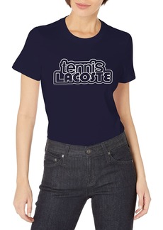 Lacoste Women's Sport Short Sleeve Tennis Graphic T-Shirt