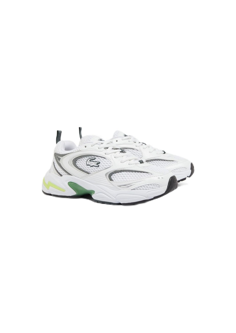 Lacoste Womens Storm 96 2K Sneaker WHT/DK GRN