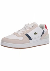 Lacoste Women's T-Clip 0120 2 SFA Sneaker WHITE/NAVY/RED  M US