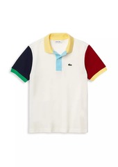 Lacoste Little Boy's & Boy's Colorblock Cotton Polo Shirt