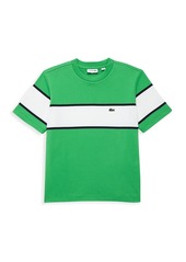 Lacoste Little Boy's & Boy's Crewneck Colorblock T-Shirt