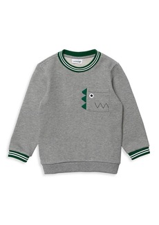 Lacoste Little Boy's & Boy's Croc Crewneck Sweater