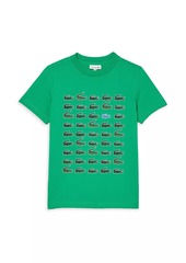 Lacoste Little Boy's & Boy's Croc Print T-Shirt