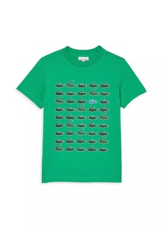 Lacoste Little Boy's & Boy's Croc Print T-Shirt