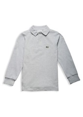 Lacoste Little Boy's & Boy's Long-Sleeve Ribbed Collar Sweater