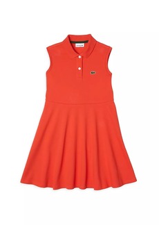 Lacoste Little Girl's & Girl's Sleeveless Polo Dress