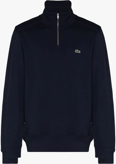 Lacoste logo-embroidered high-neck sweatshirt