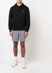 Lacoste logo-patch cotton hoodie