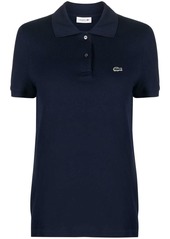 Lacoste logo-patch cotton-piqué polo shirt