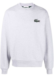 Lacoste logo-patch long-sleeve sweatshirt