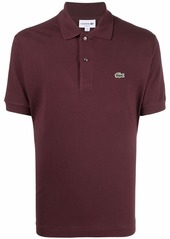 Lacoste logo-patch polo shirt