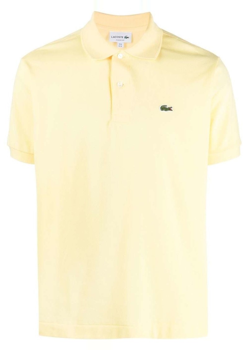 Lacoste Yellow piquet polo shirt