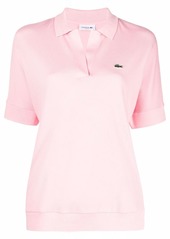 Lacoste logo-patch short-sleeve polo shirt